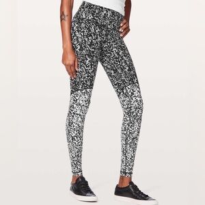 Lululemon Women’s Wunder Under Tight Blocked Full-On Extreme Leggings, Size 10